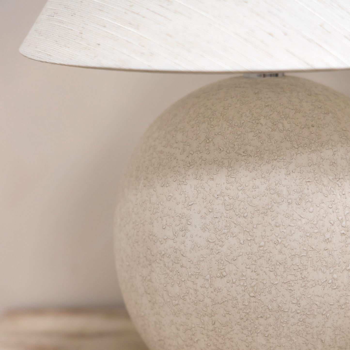 Banse - Stone Ceramic Coolie Shade Table Lamp