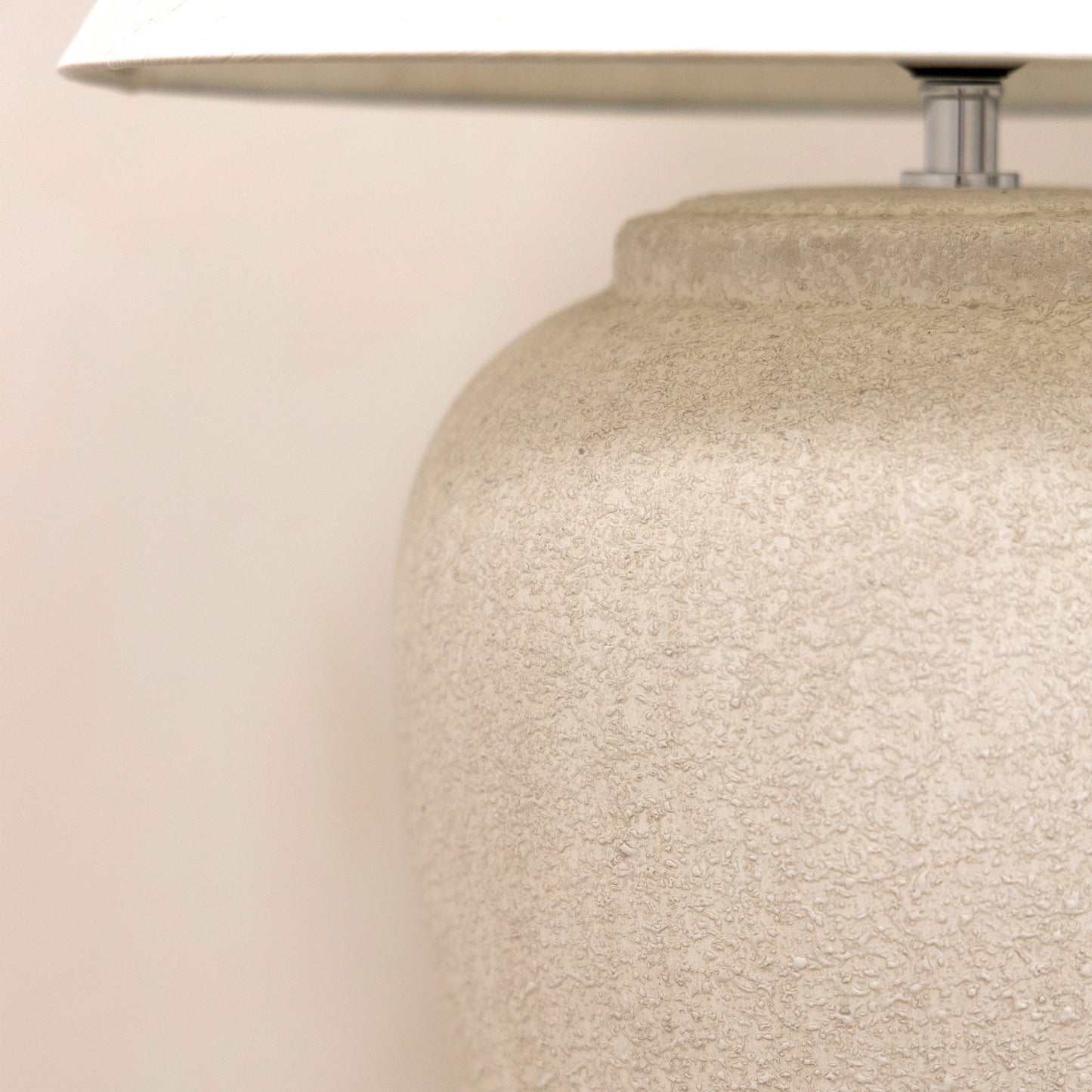 Banse - Stone Ceramic Coolie Shade Table Lamp